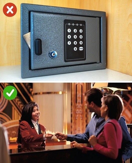 Don’t trust the hotel’s safe Don’t trust the hotel’s safe